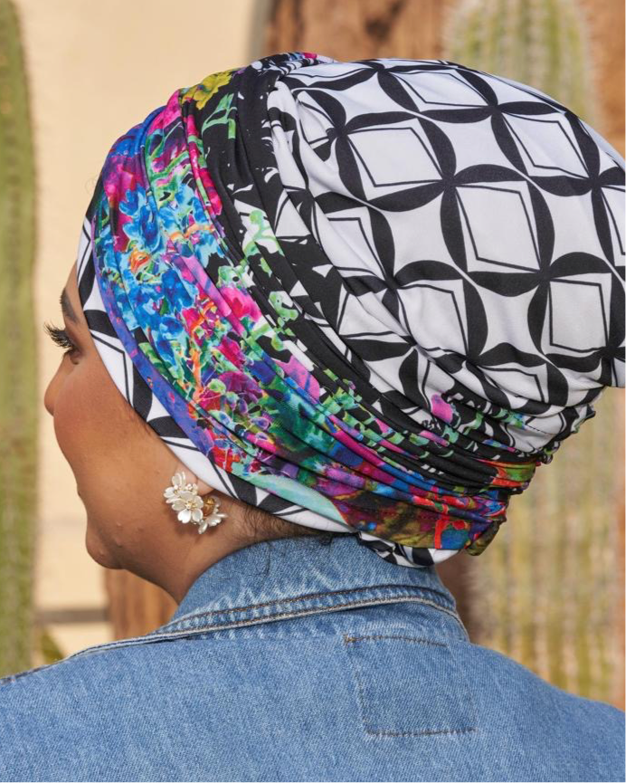 Spring Diamond with flowers