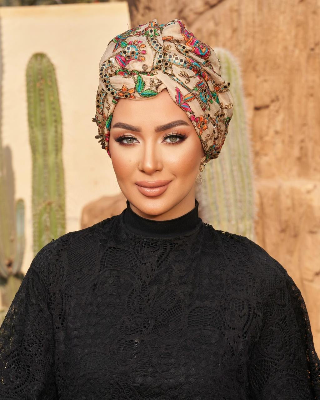 Spring Beige with flowers