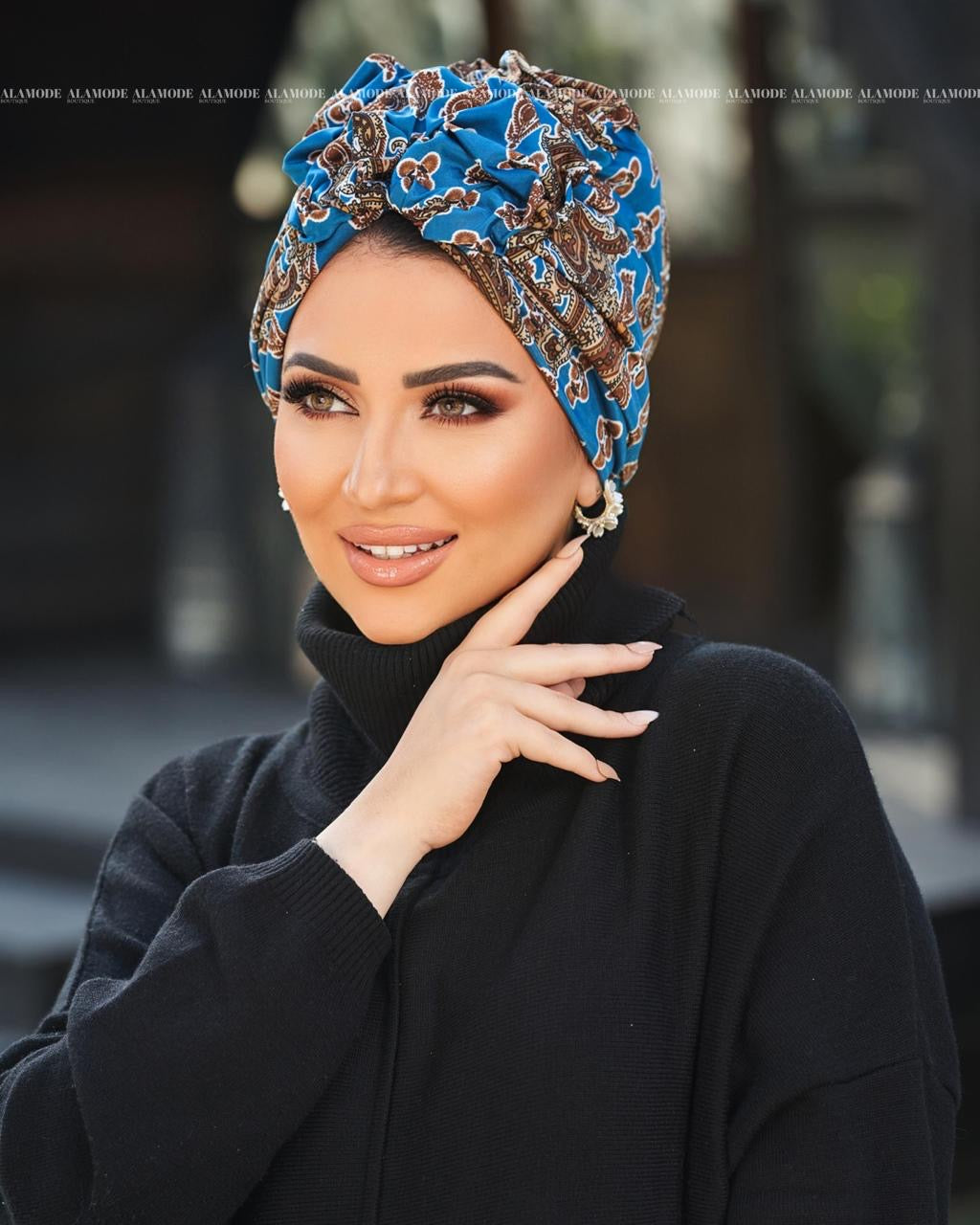 Spring Brown and Blue