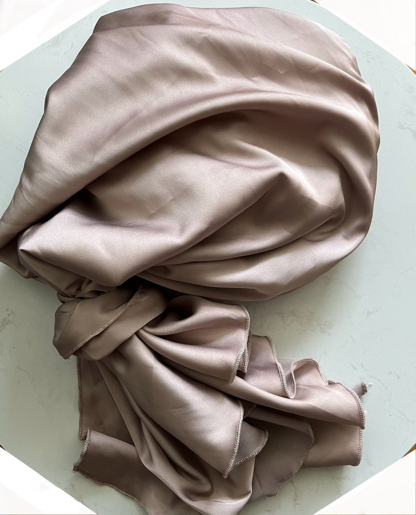Satin - Nude Pink Turban