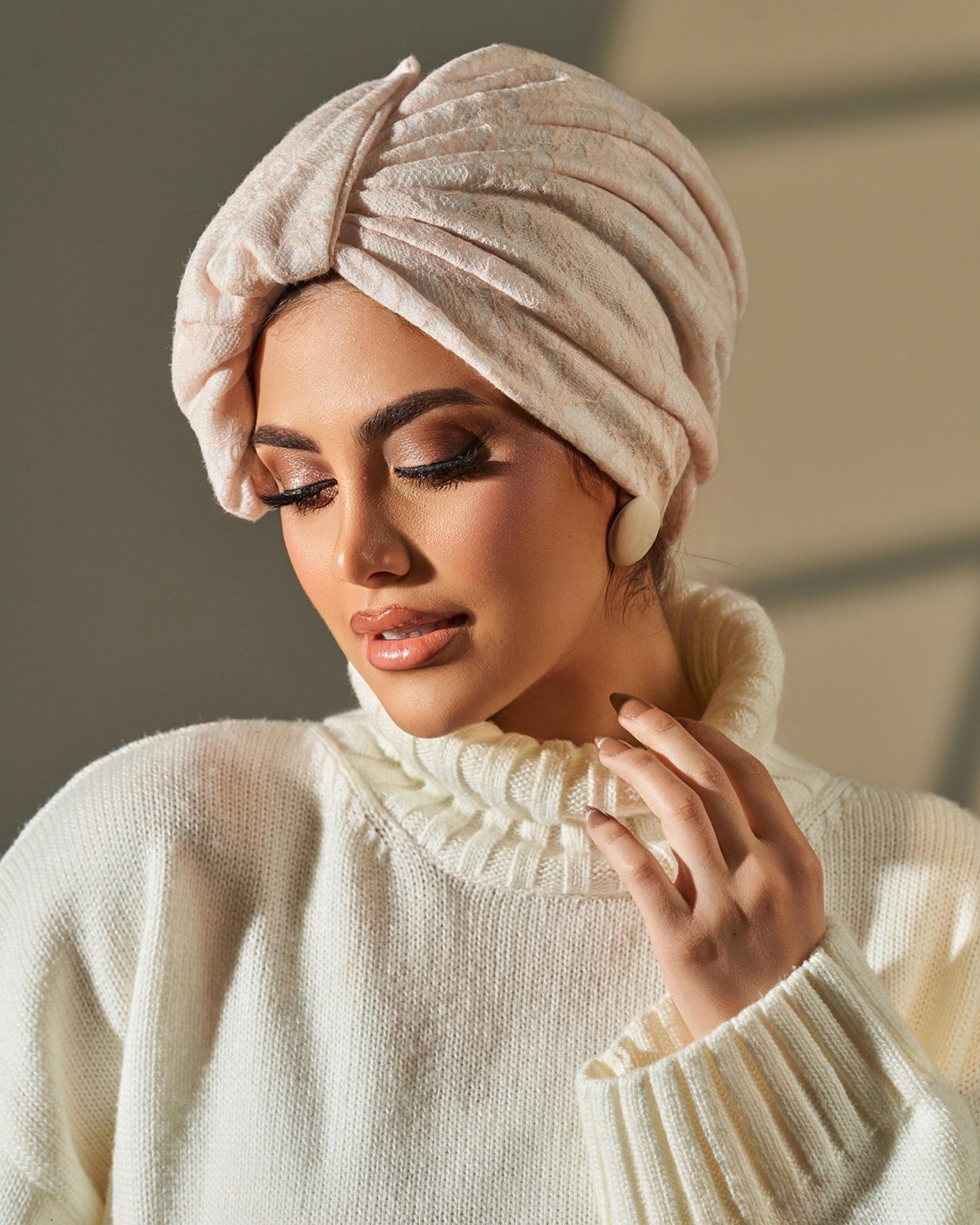 Turban Wool - Peach