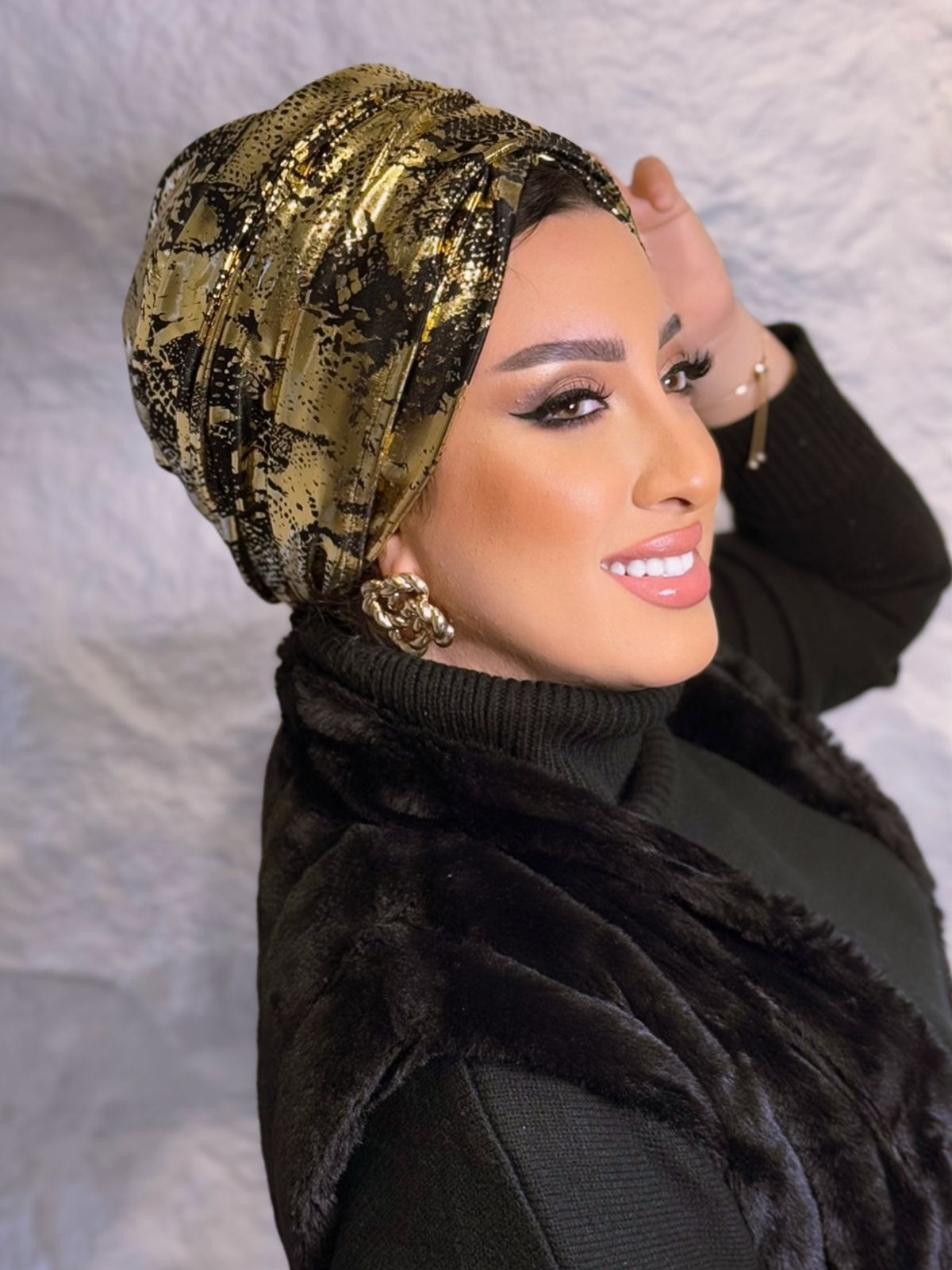 Formal - Snake Print Black & Gold