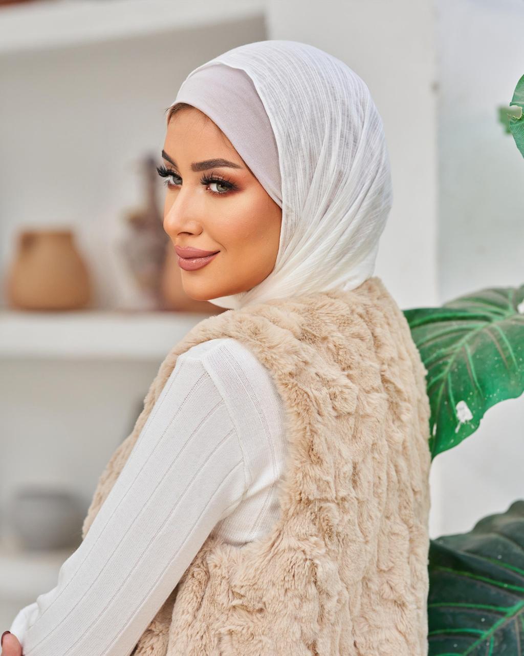 Easy Scarf Off White