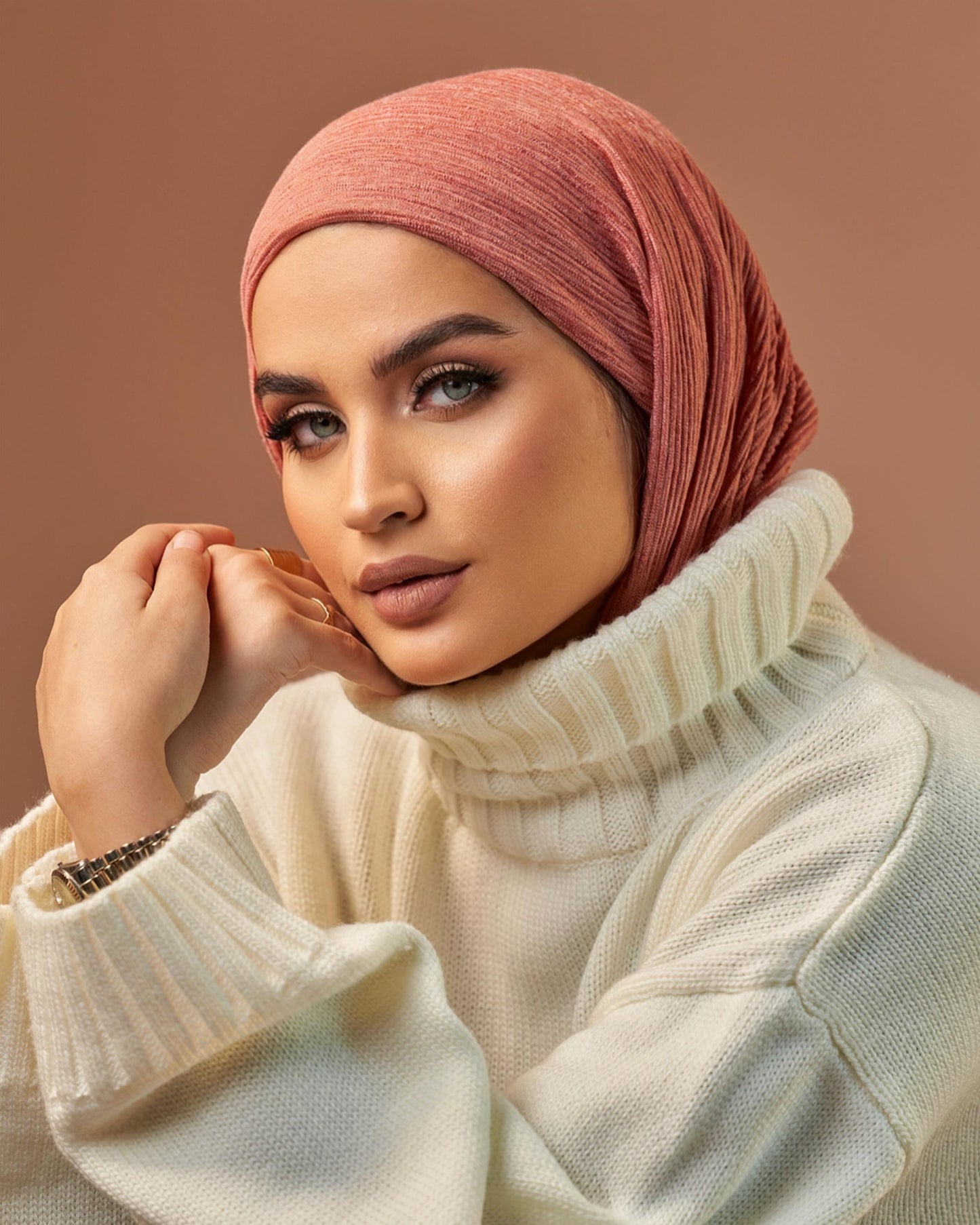 Turban with tie - Pink