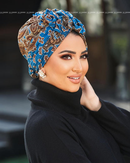 Spring Brown and Blue