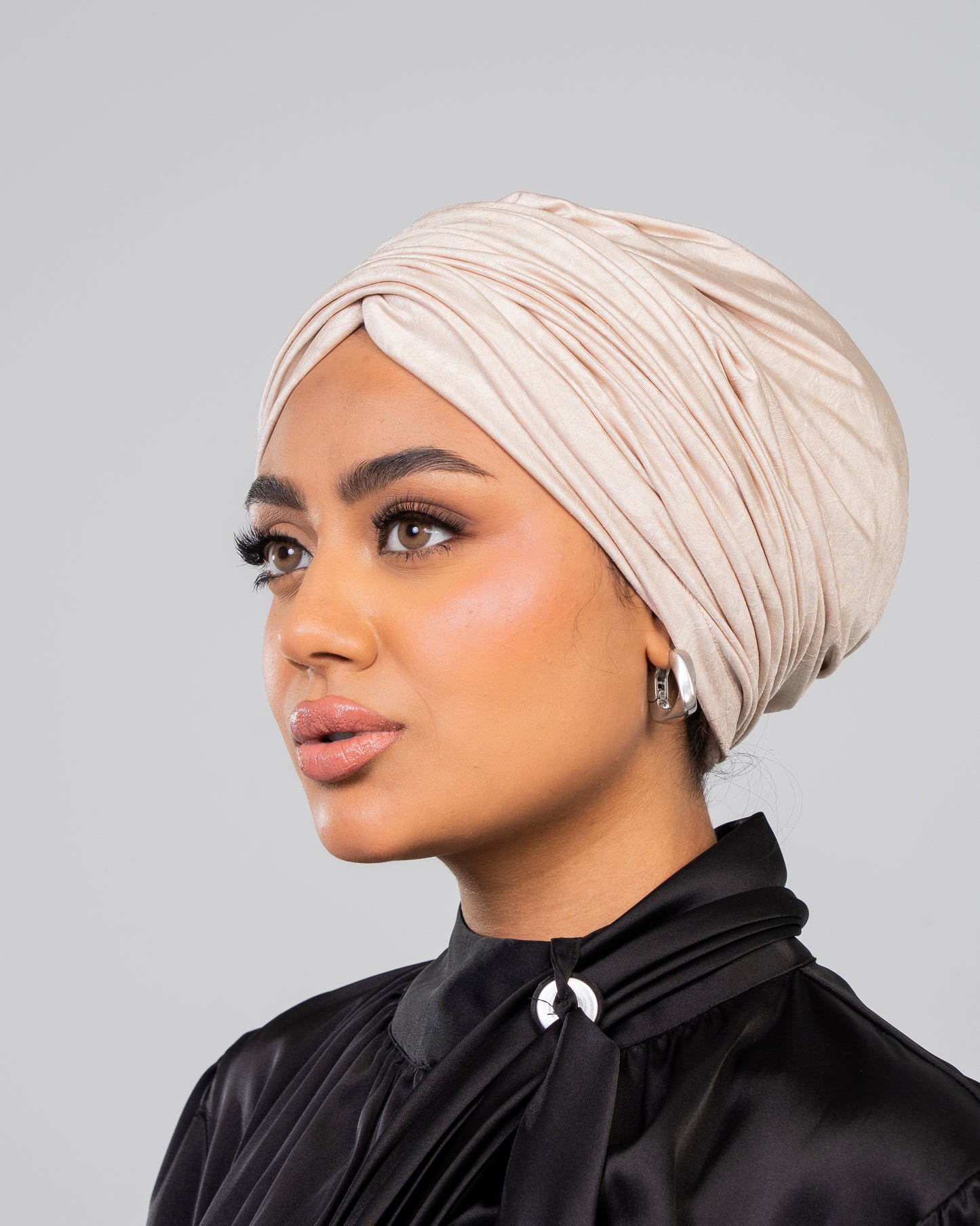 Turban with Bandana Beige