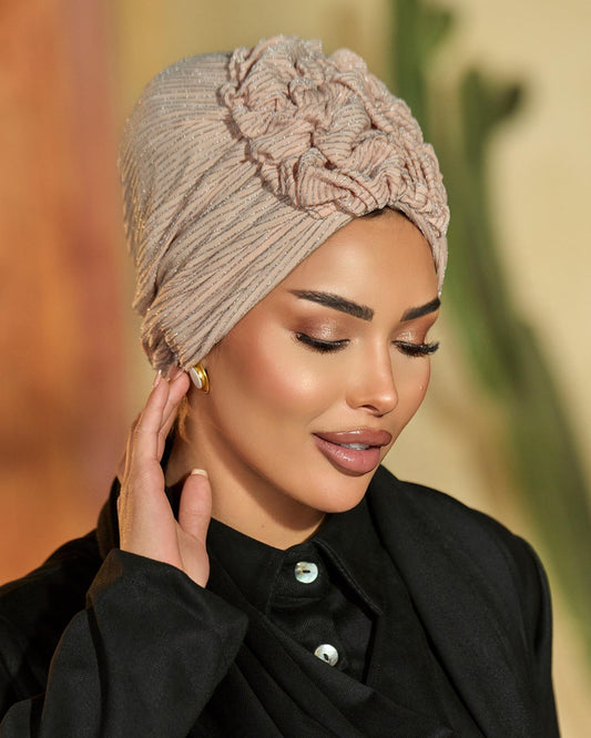 Formal Turban Beige