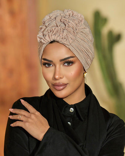 Formal Turban Beige