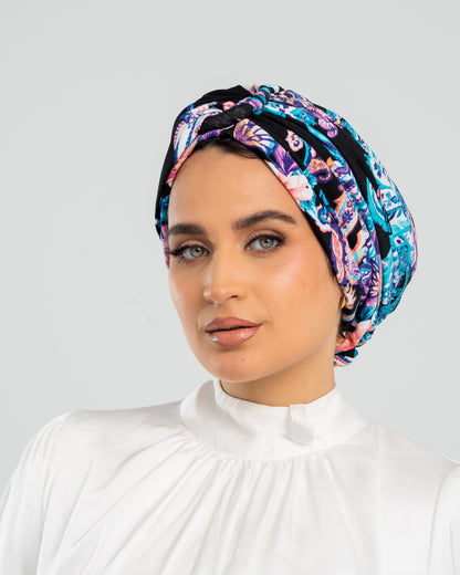 Ring Turban Black Blue Purple Orange White