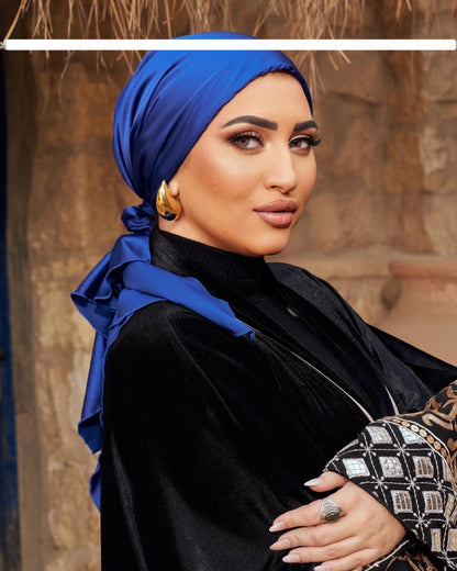 Satin - Blue Turban