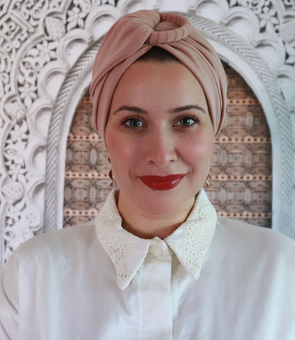 Nude ring turban