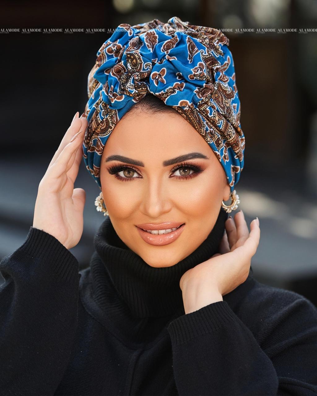 Spring Brown and Blue