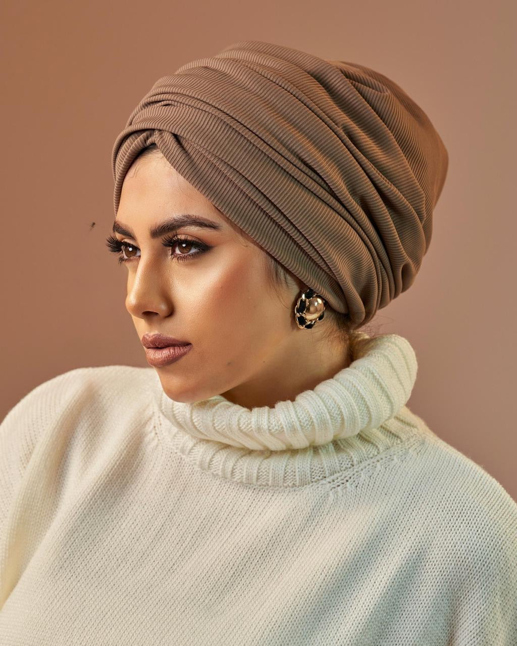 Turban - Dark Beige