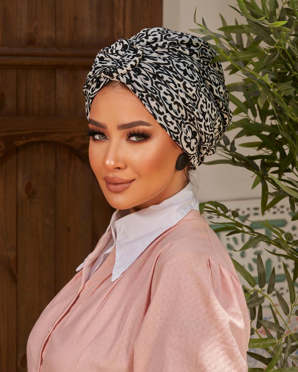 Ring Turban - Black & White
