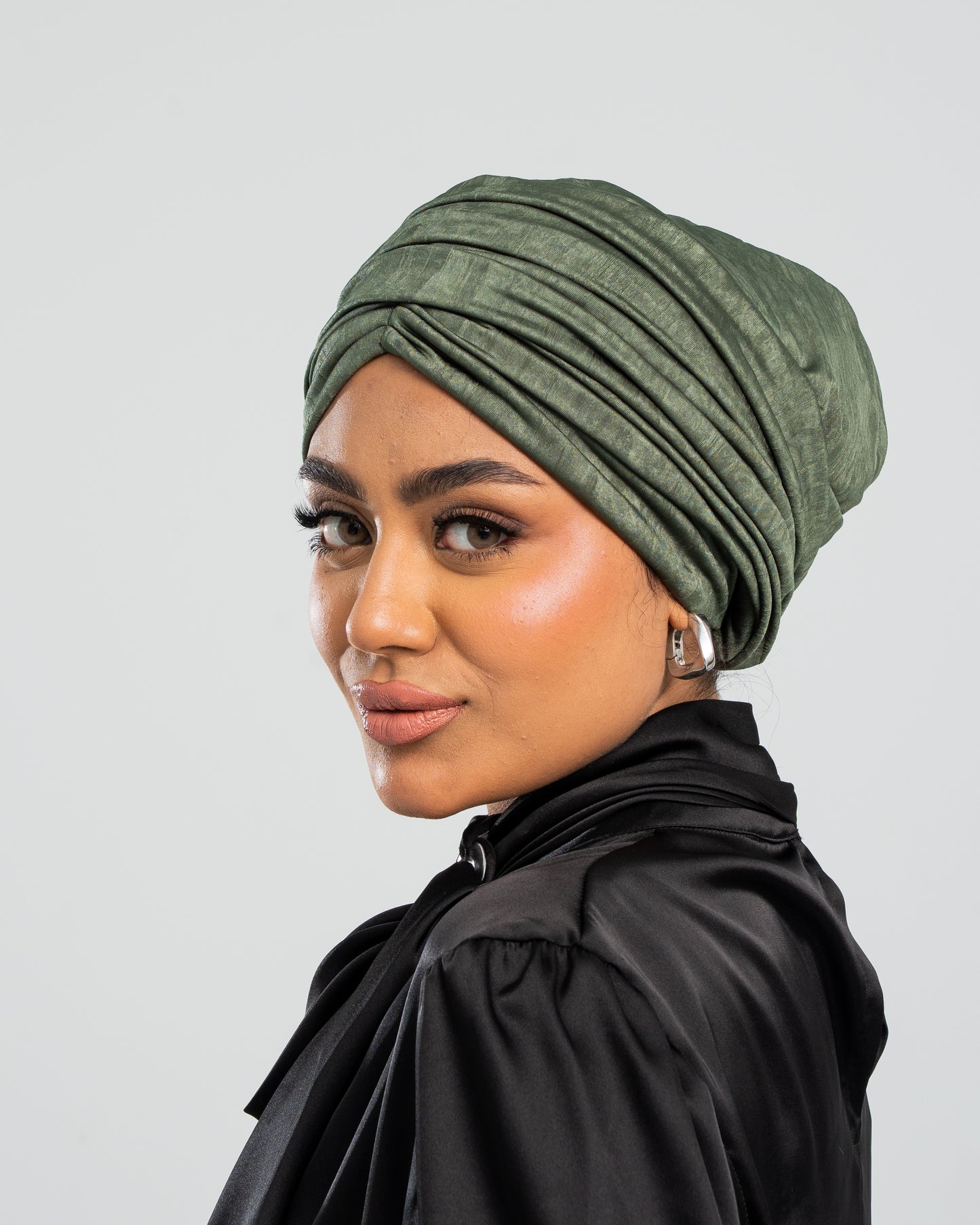 Turban with Bandana Green