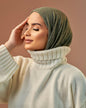 Turban with tie - Olive Green