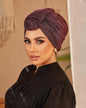 Formal Turban - Sparkling Burgundy