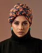 Formal Turban - Orange & Blue