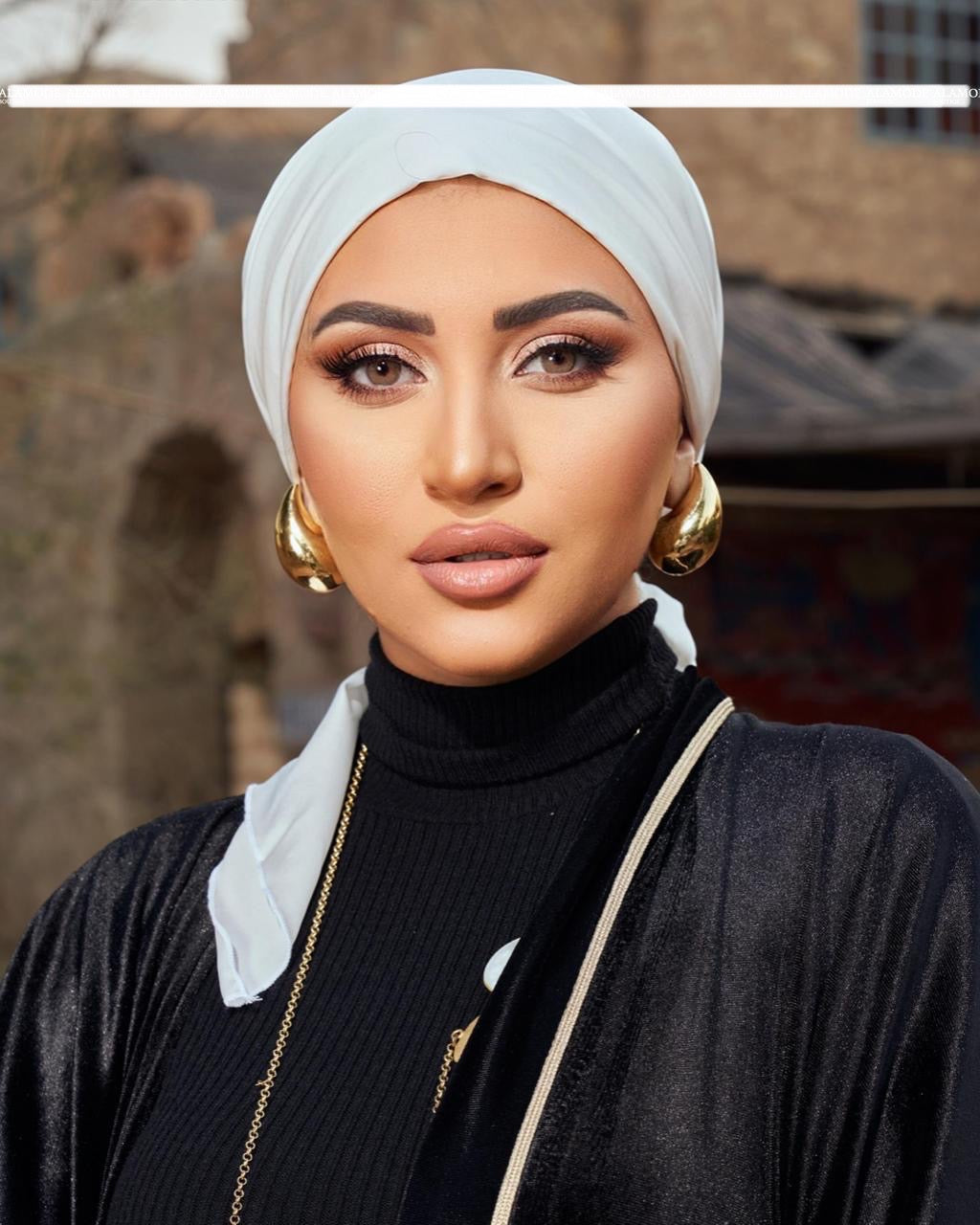 Satin - Off White Turban