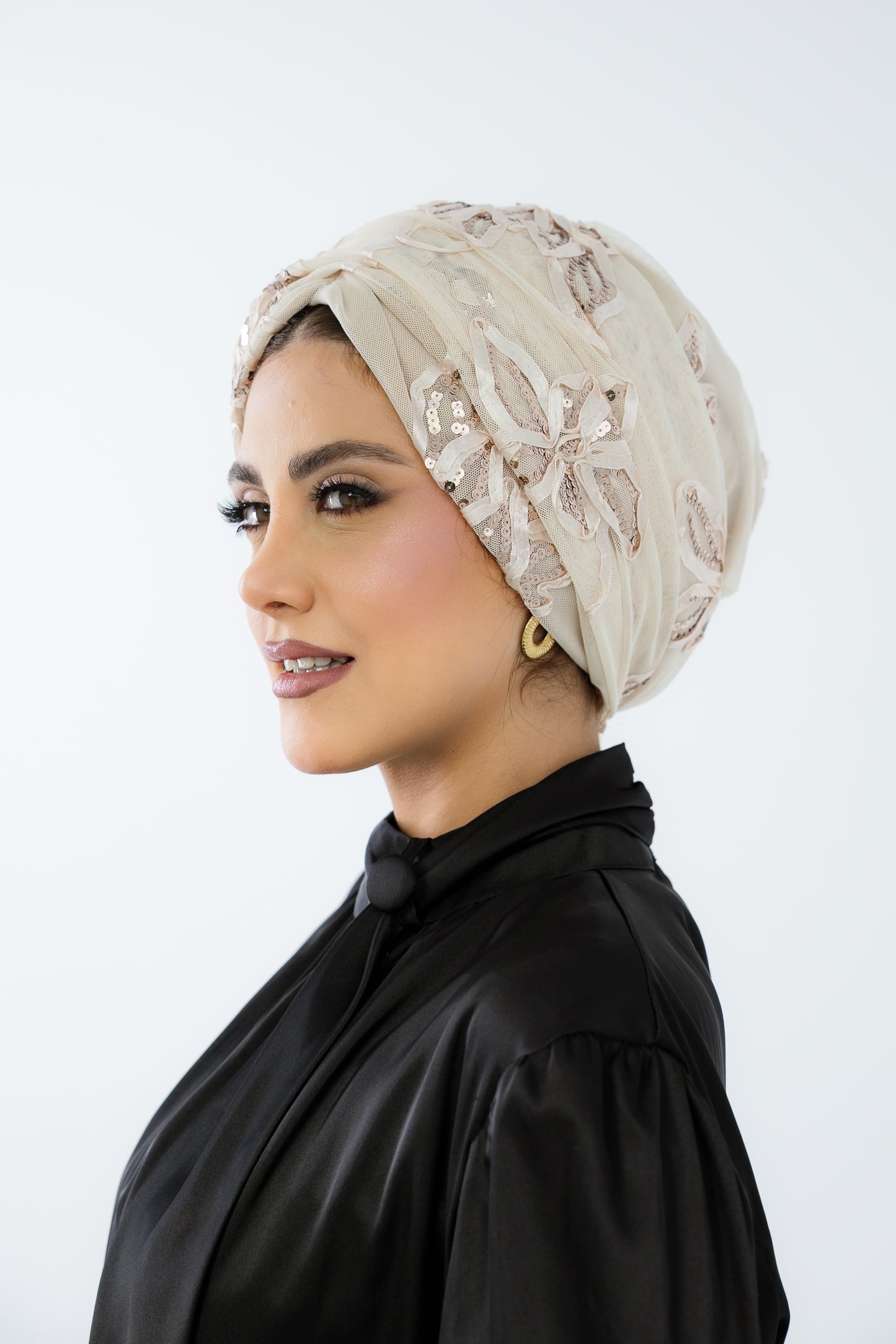 Formal Turban Beige