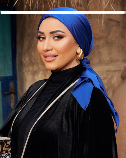 Satin - Blue Turban