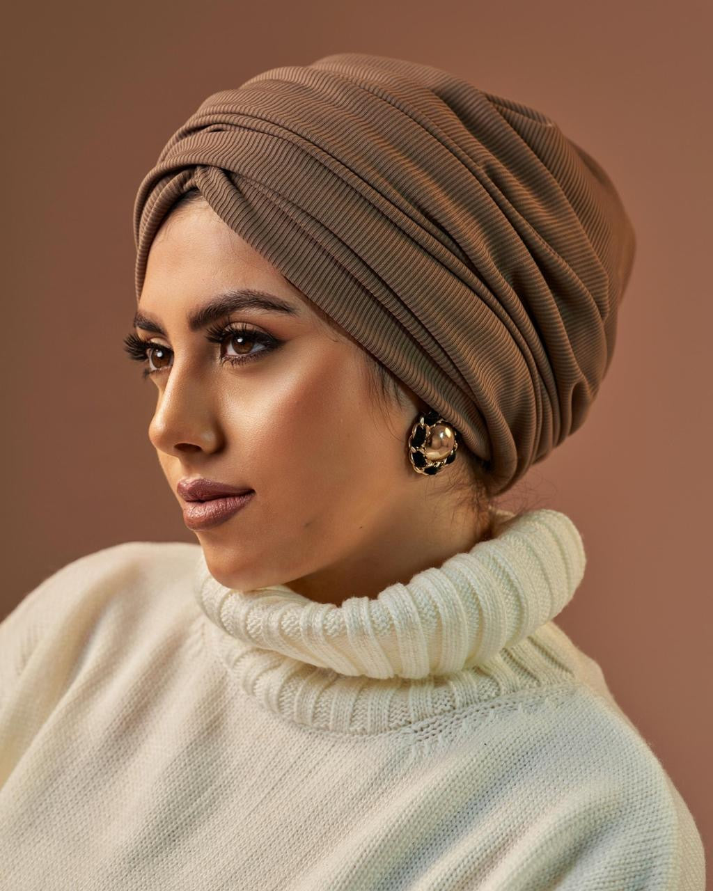 Turban - Dark Beige