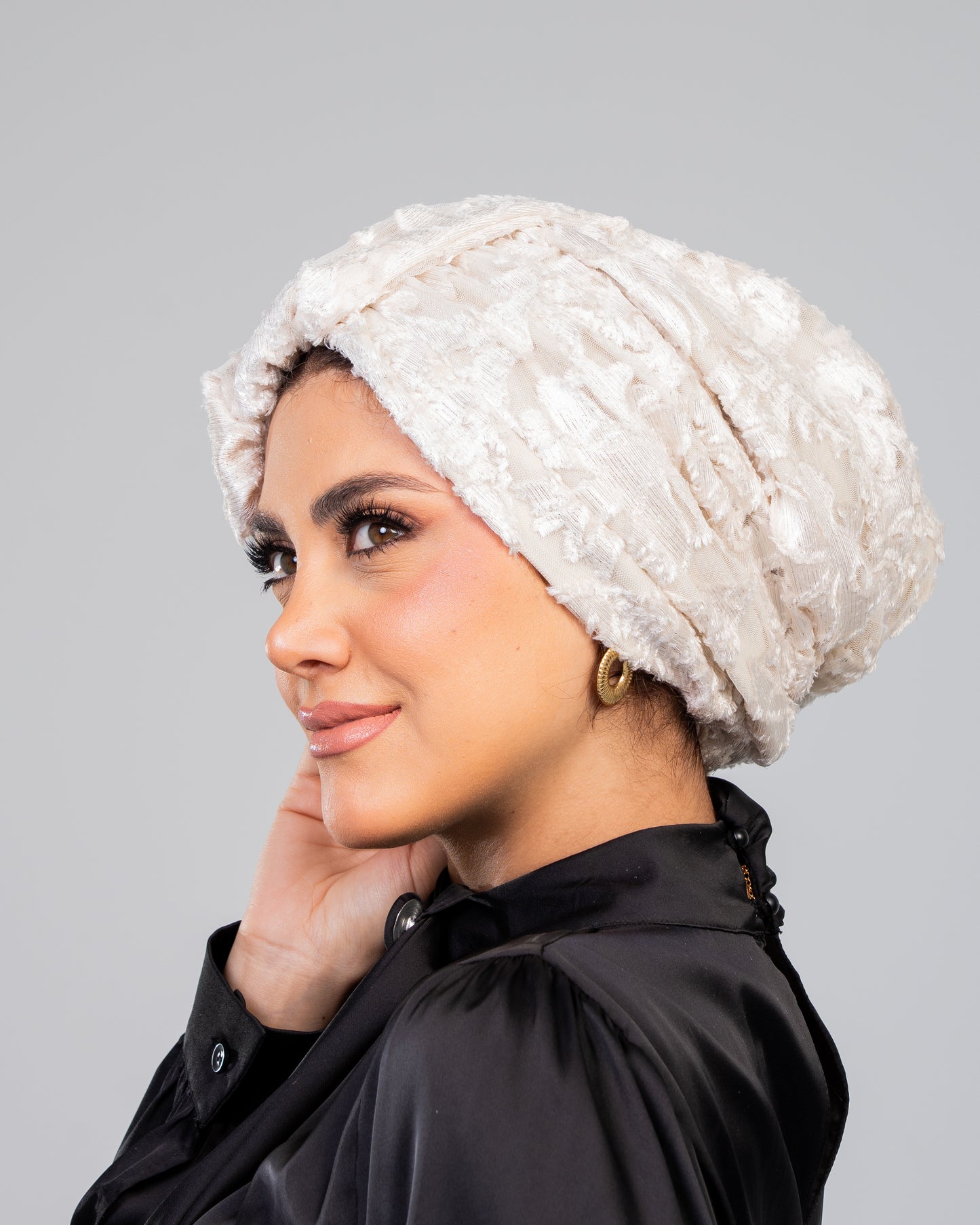 Formal Turban Beige