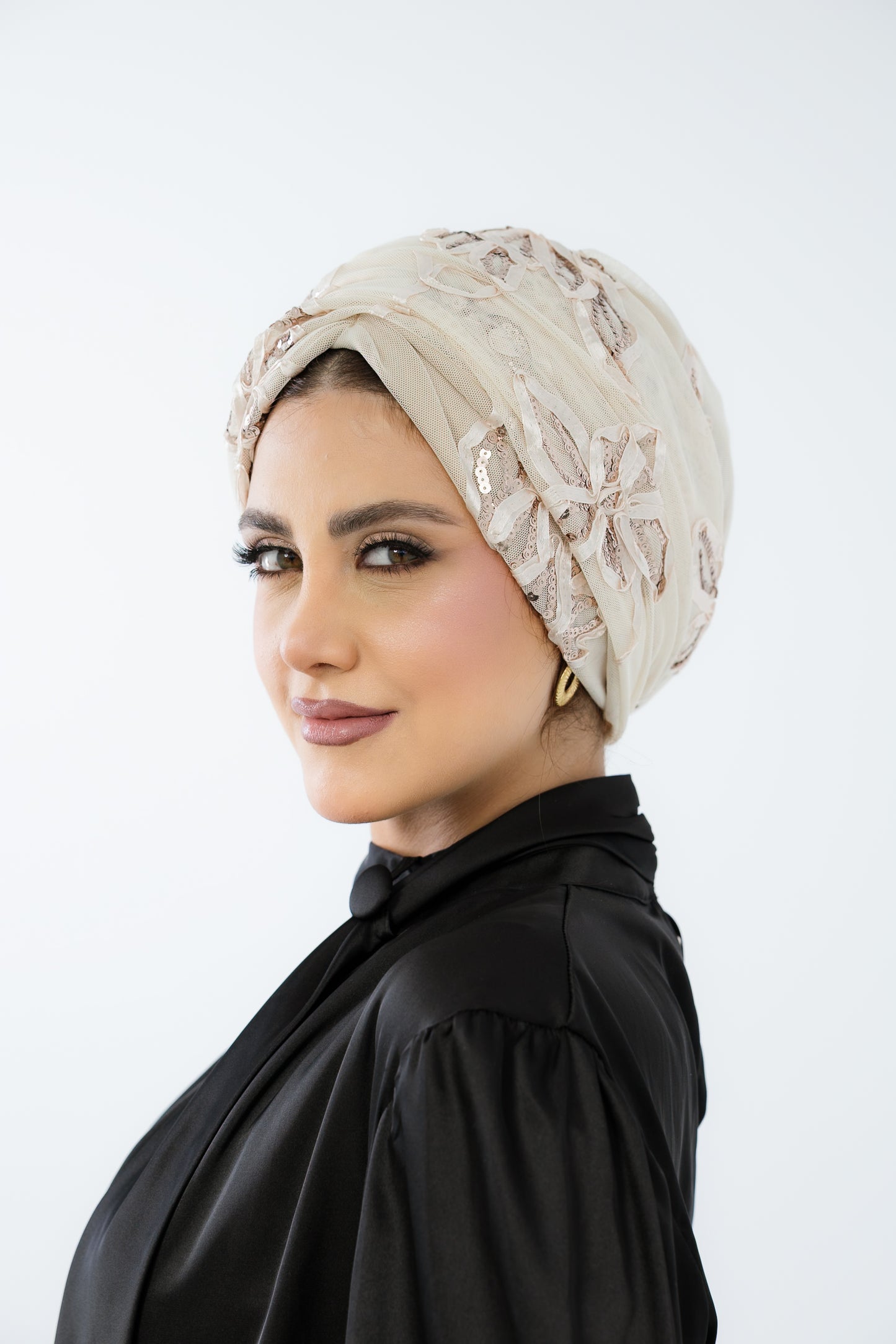 Formal Turban Beige