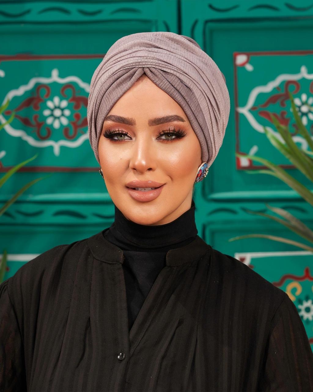 Two Shades Turban - Gray