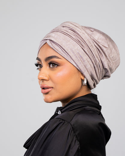 Turban with Bandana Mocha