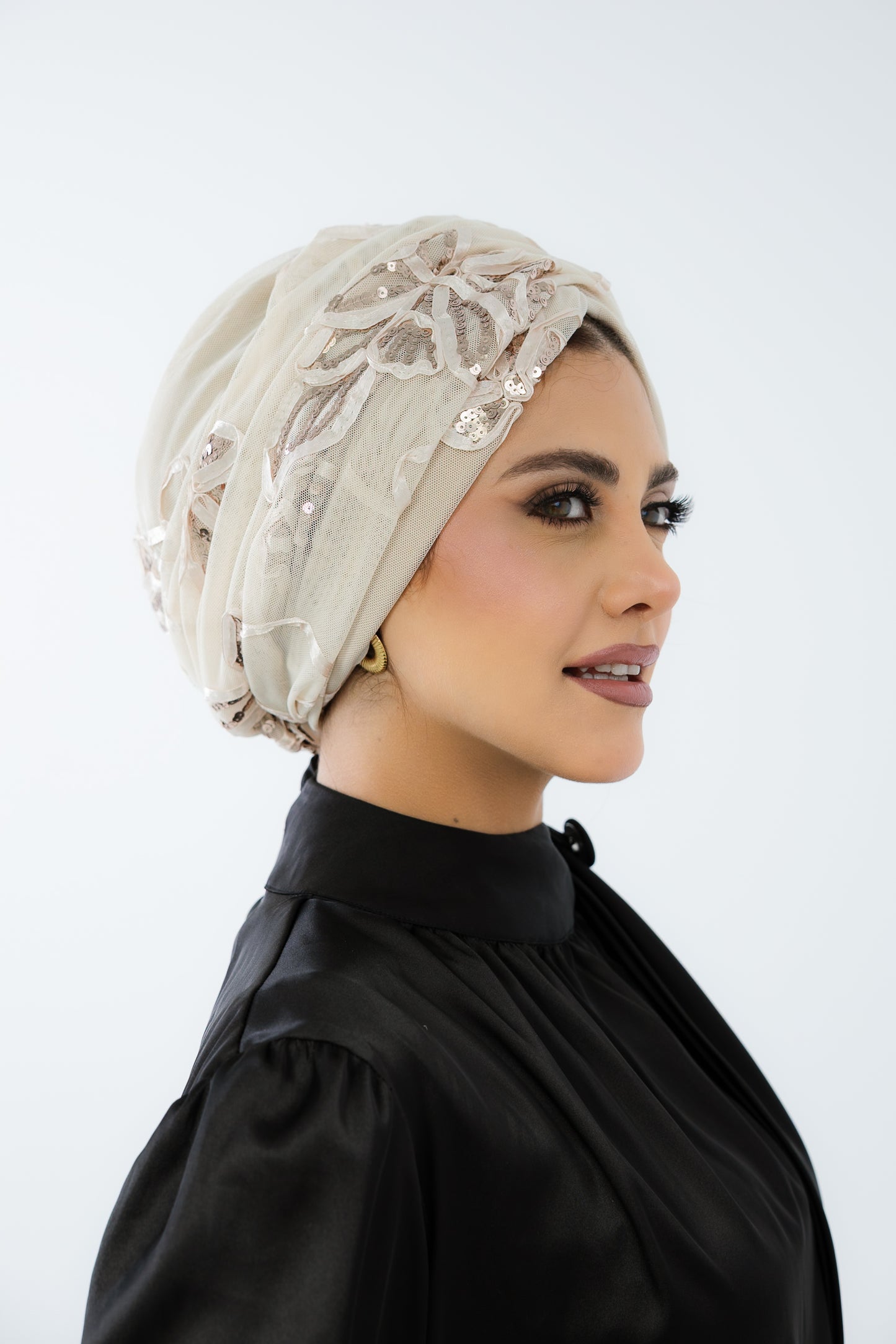 Formal Turban Beige