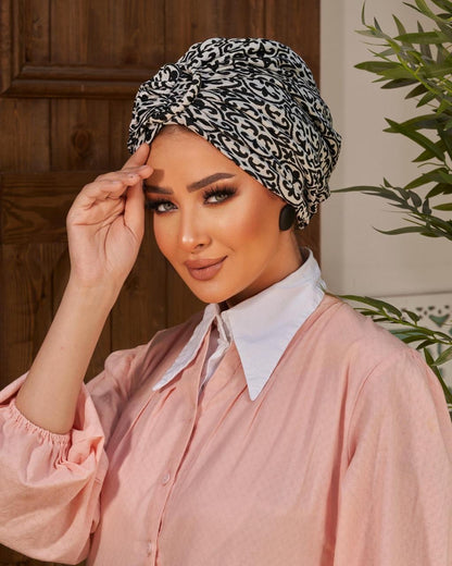 Ring Turban - Black & White