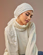 Turban with tie - Off White