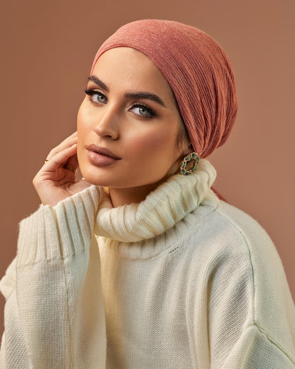 Turban with tie - Pink
