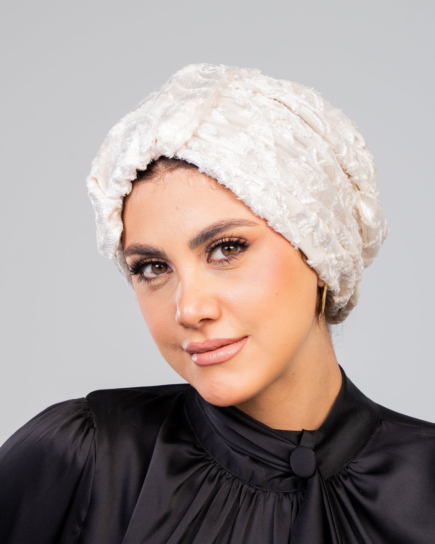 Formal Turban Beige