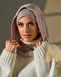 Two Pieces Hijab - Nude Pink