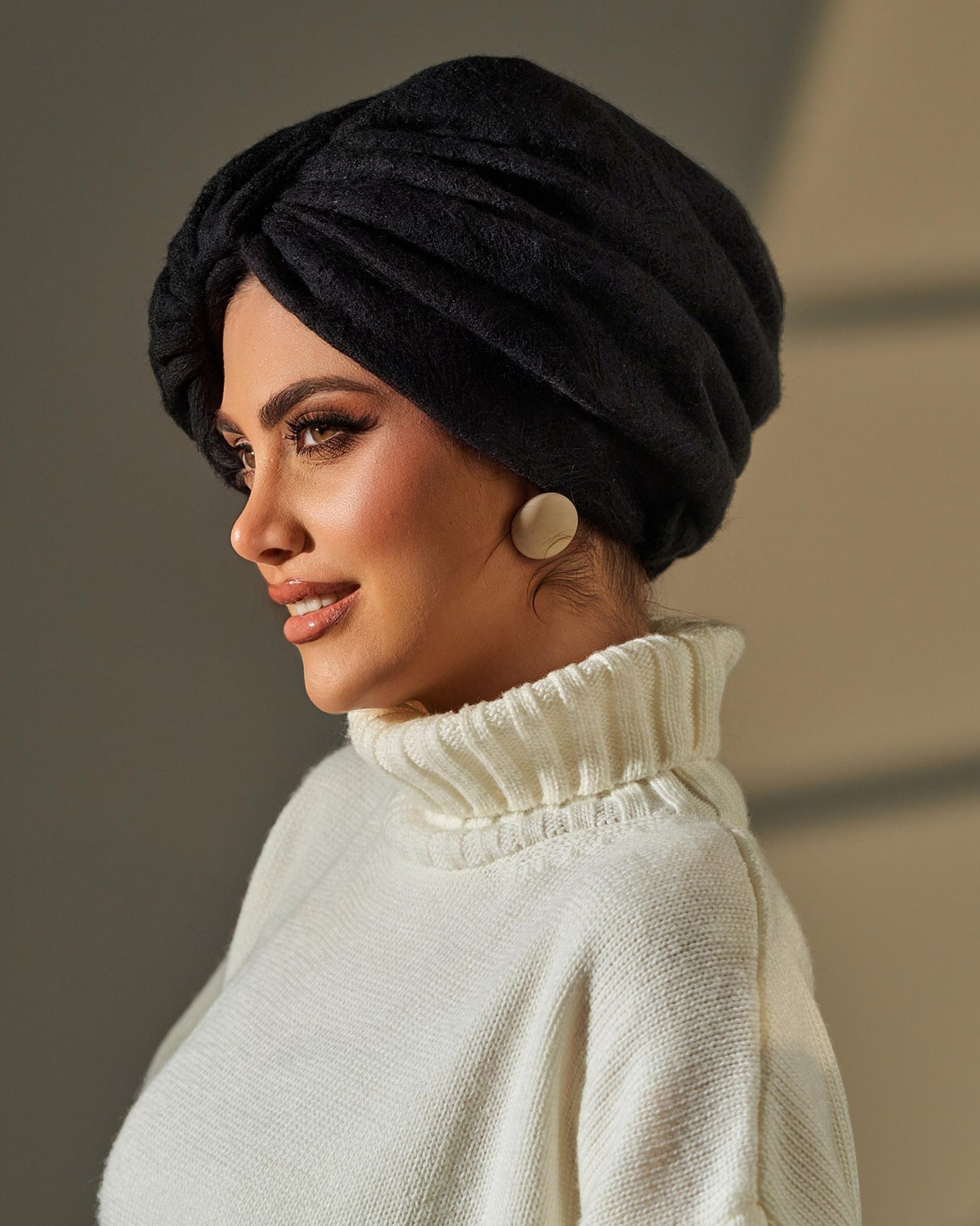 Turban Wool - Black