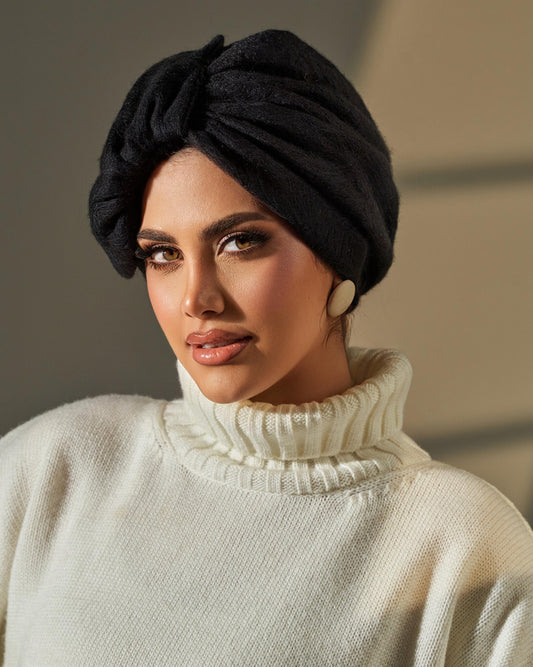 Turban Wool - Black