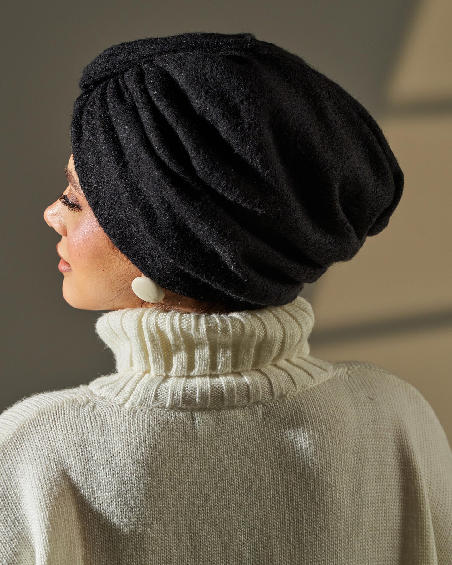 Turban Wool - Black