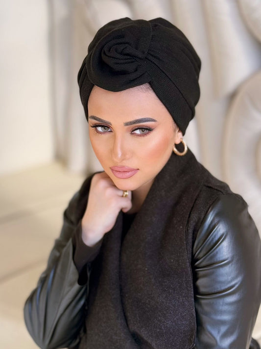 Wool - Black Turban