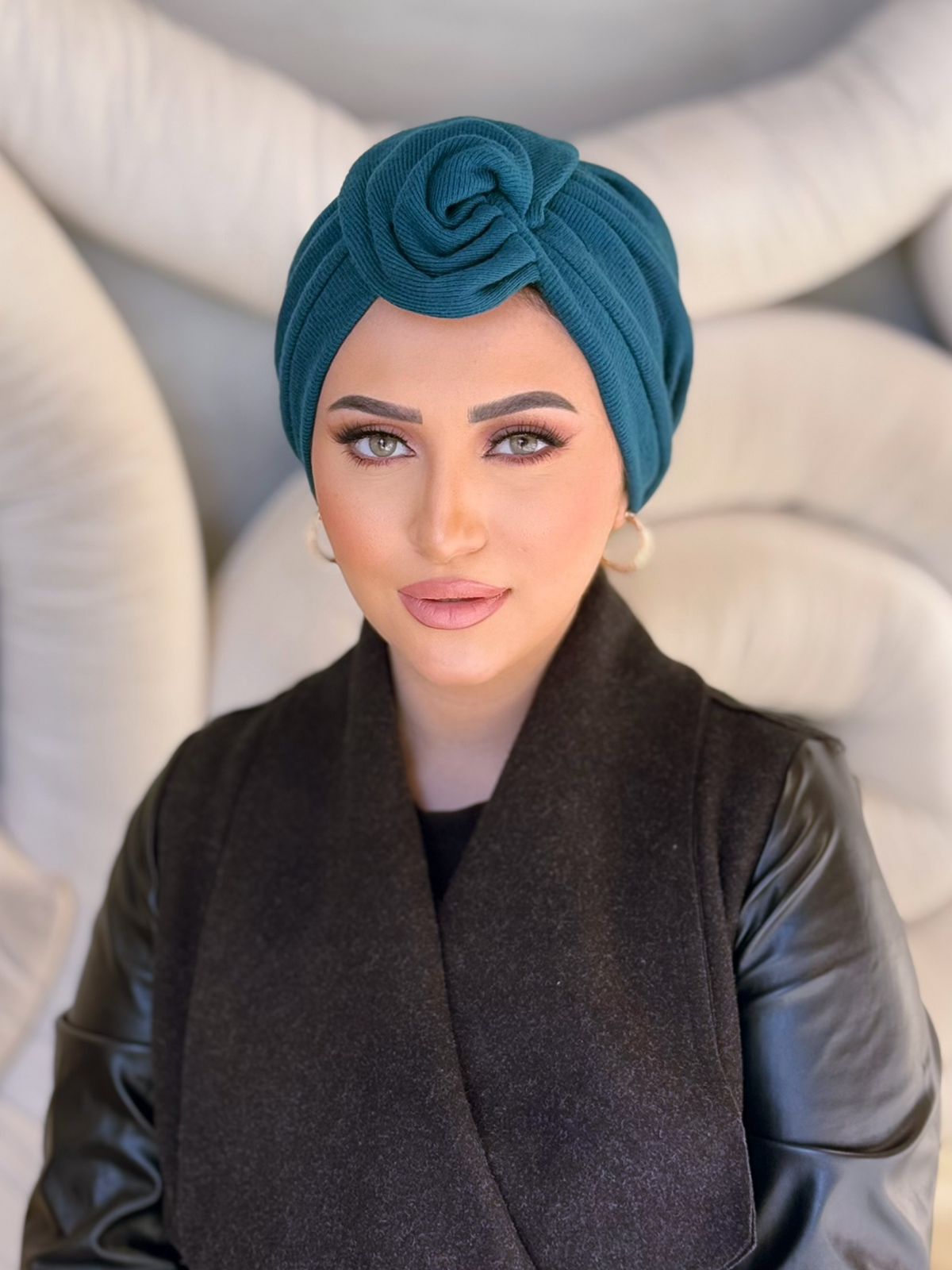 Wool - blue Turban