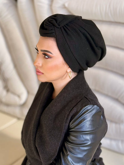 Wool - Black Turban