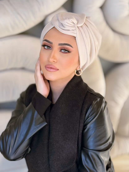 Wool - Beige Turban