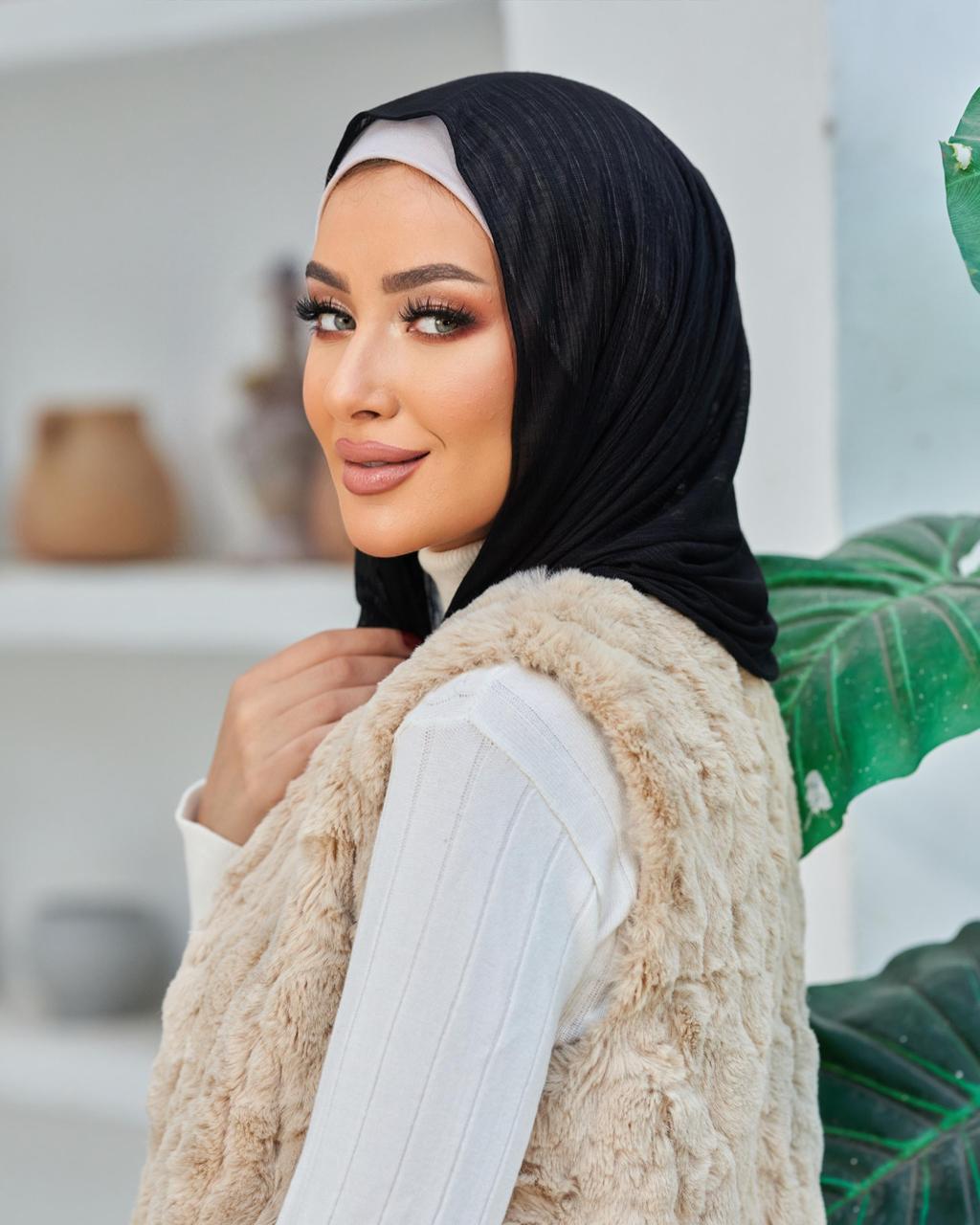 Easy scarf Black